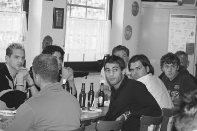 Kleine Saisonabschlussparty im Vereinsheim