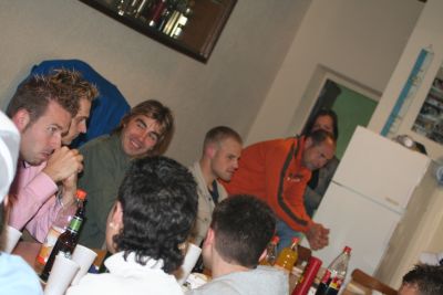 Kleine Saisonabschlussparty im Vereinsheim