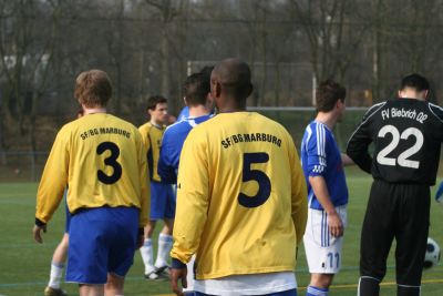 Heimspiel gegen die Sportfreunde Blau-Gelb Marburg