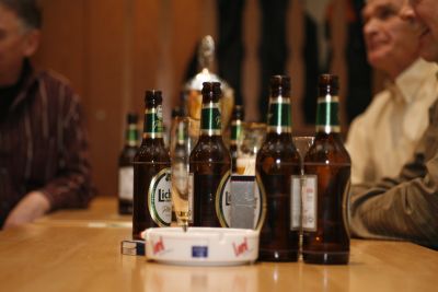 After-Work-Party oder Tradiotionelles Austrinken im Vereinsheim des FV Biebrich 02 (16. 01. 2010)