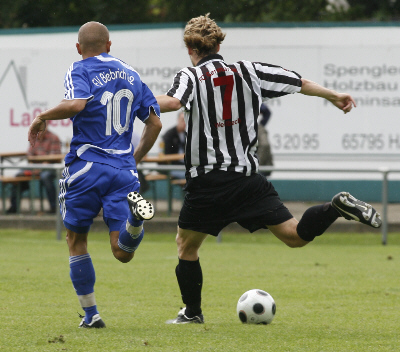 Turnier beim FC Eddersheim, Gruppenspiel gegen Germania Weilbach (18. 07. 2009)